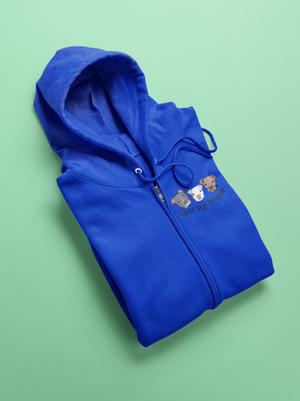 Cleft Pup Brigade Pull Zip Up Hoodie - Ruff Life Rescue Wear
