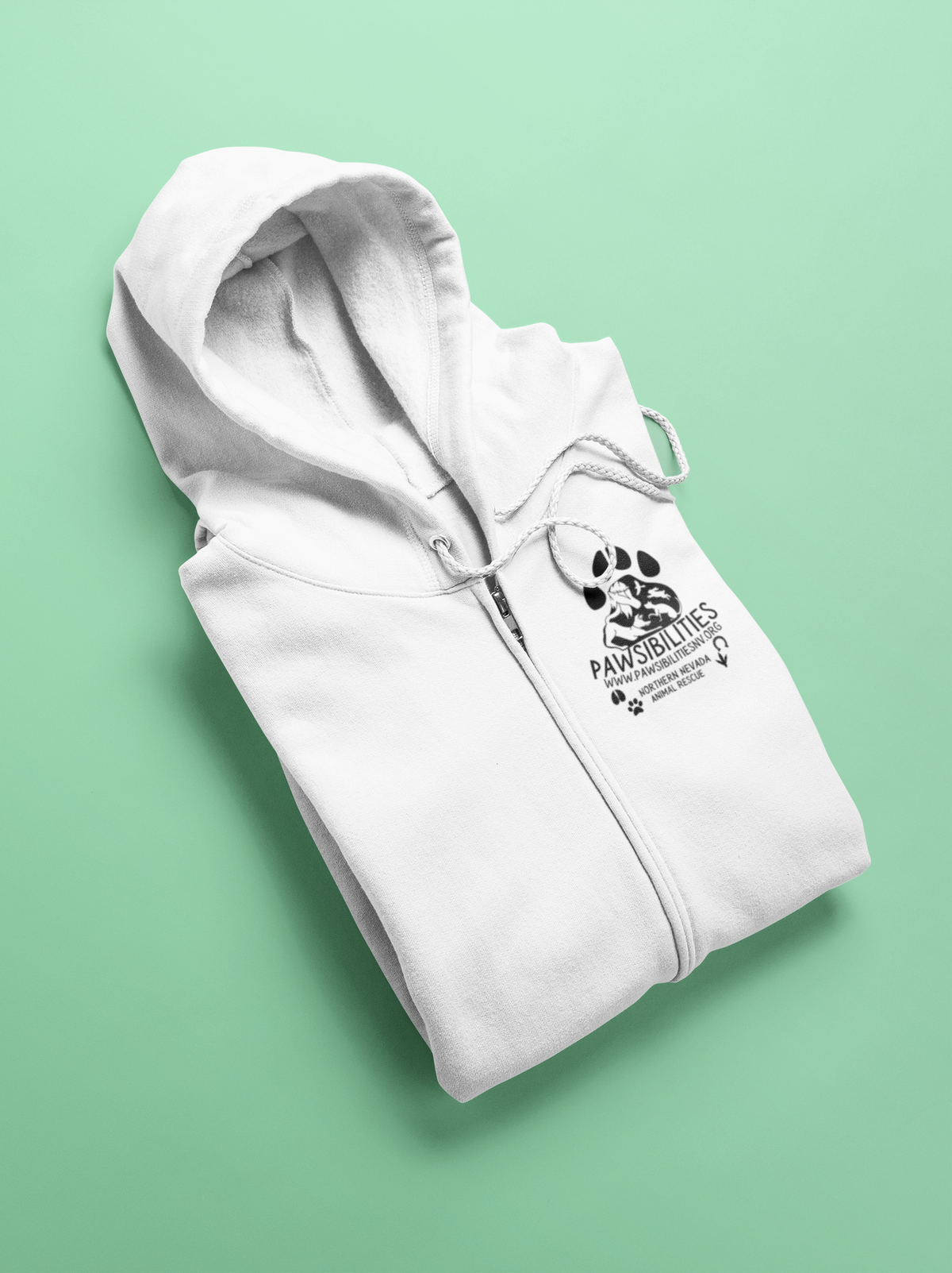 New Logo Zip-Up Hoodie (available in several colors) - Ruff Life Rescue Wear