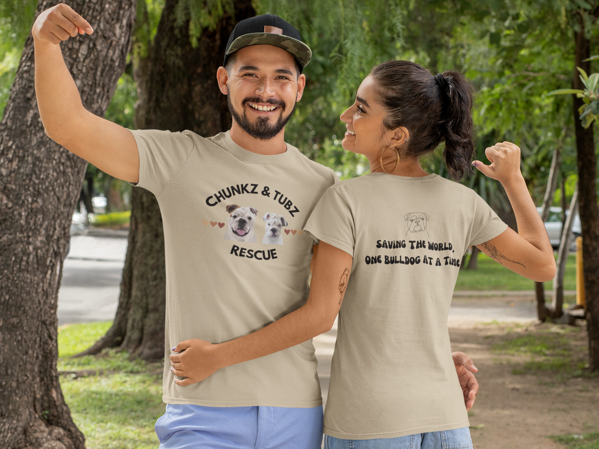 Chunkz & Tubz Rescue Tee | Available in Several Colors - Ruff Life Rescue Wear