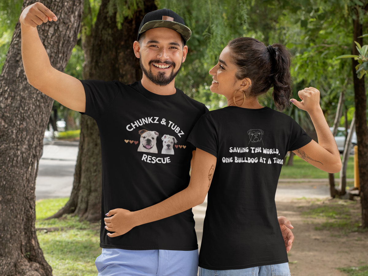 Chunkz & Tubz Rescue Tee | Available in Several Colors - Ruff Life Rescue Wear
