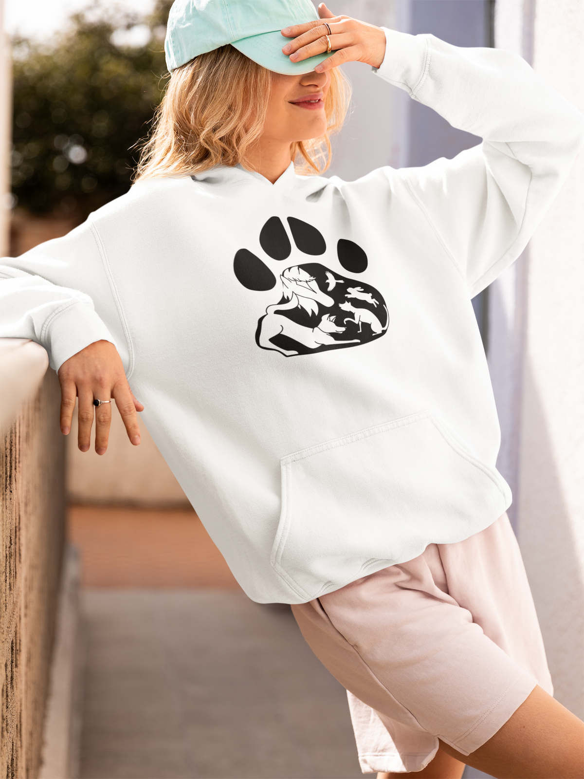 Paws Pullover Hoodie (Available in several colors) - Ruff Life Rescue Wear