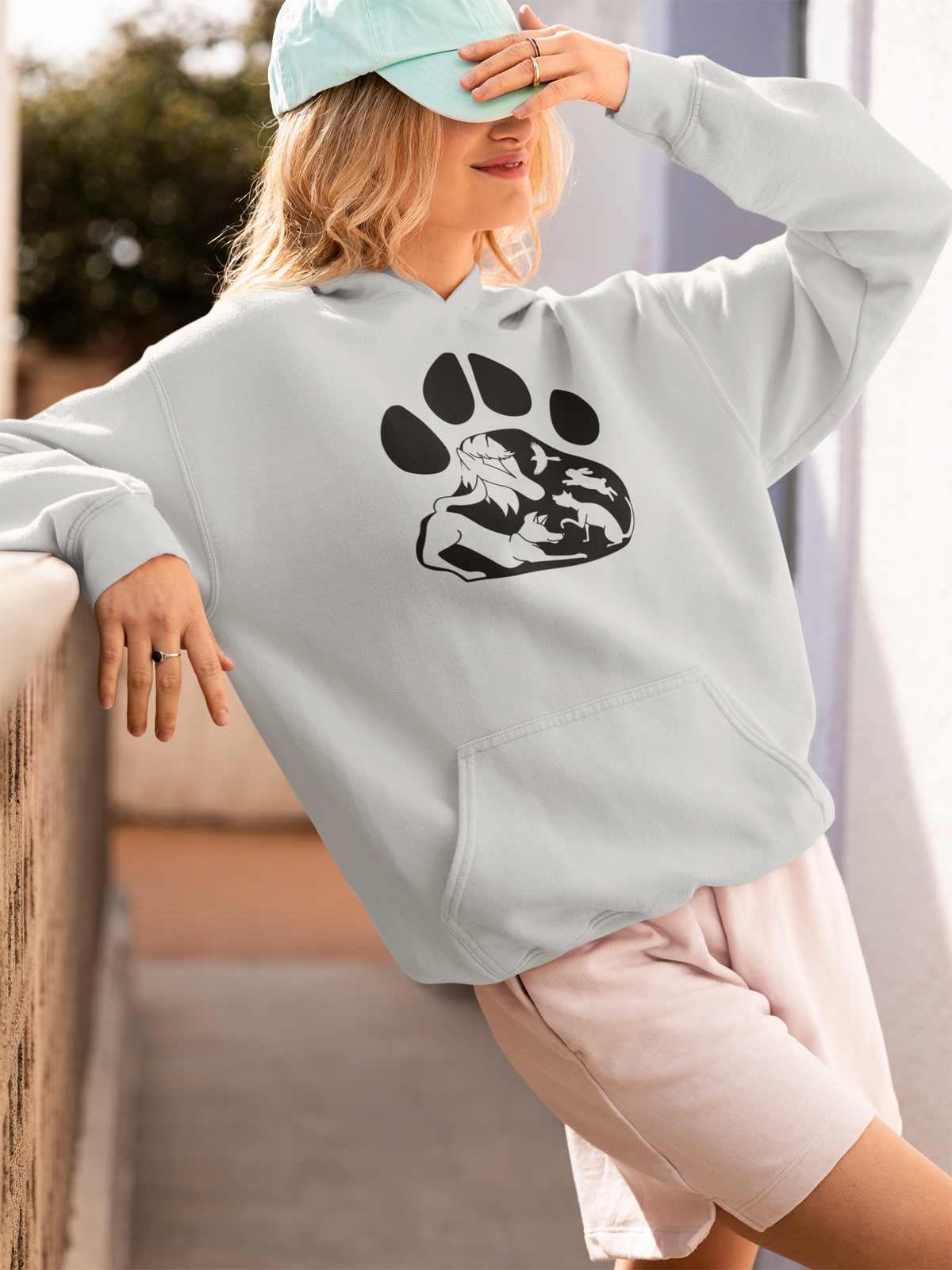 Paws Pullover Hoodie (Available in several colors) - Ruff Life Rescue Wear