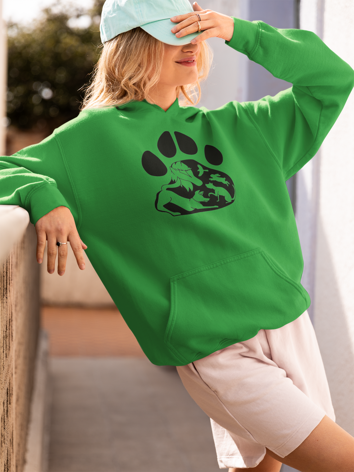 Paws Pullover Hoodie (Available in several colors) - Ruff Life Rescue Wear