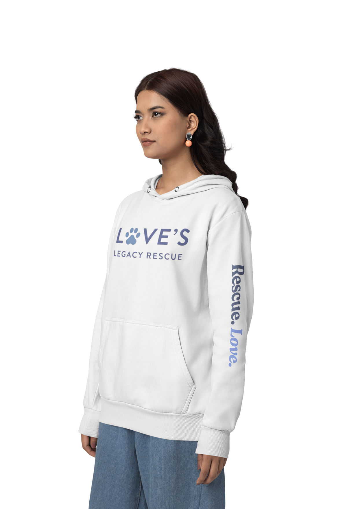 Love's Fleece Pullover Hoodie (Available in several colors) - Ruff Life Rescue Wear