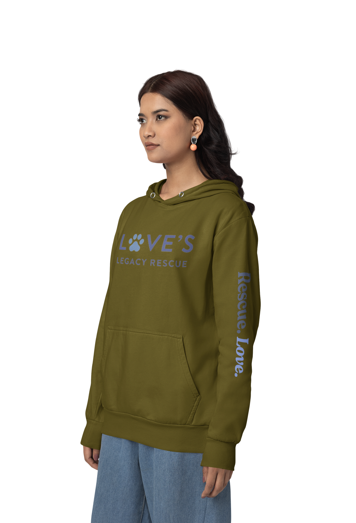 Love's Fleece Pullover Hoodie (Available in several colors) - Ruff Life Rescue Wear