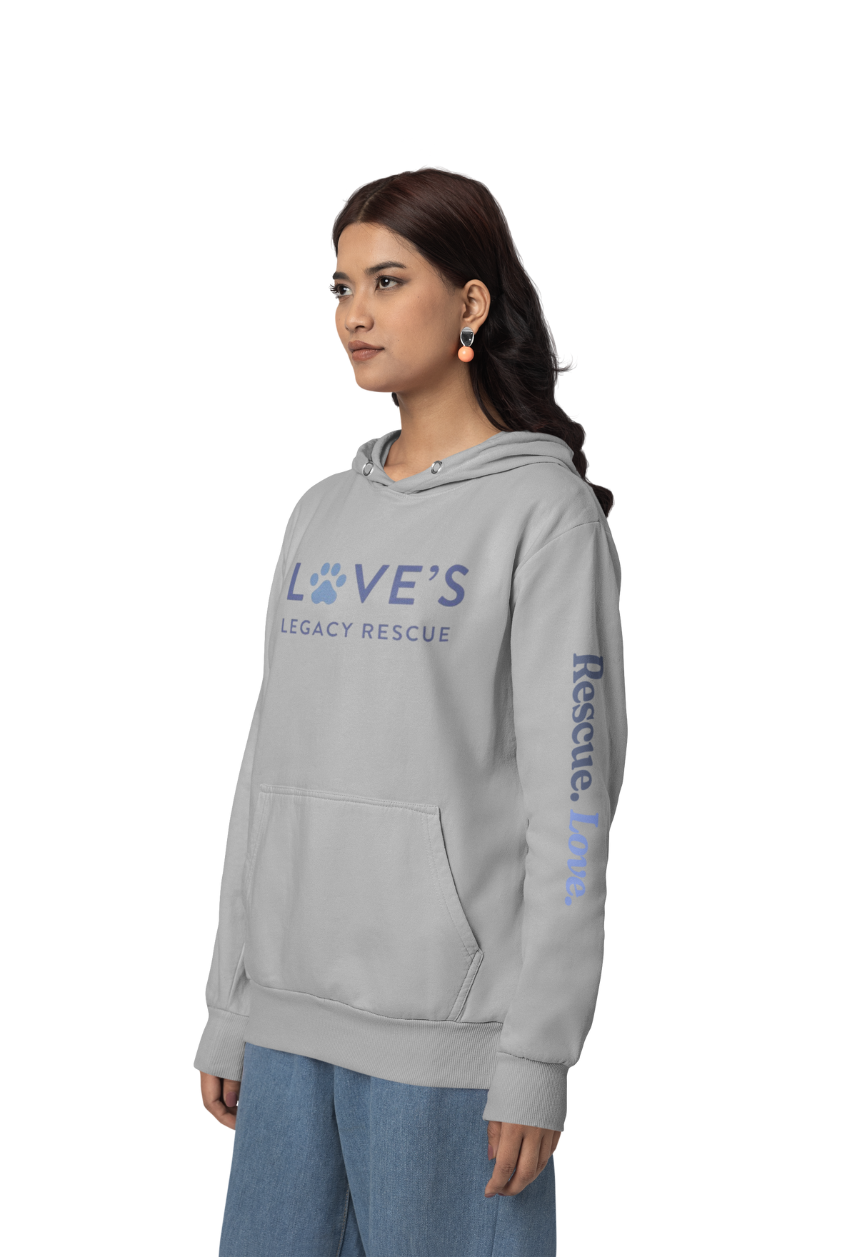 Love's Fleece Pullover Hoodie (Available in several colors) - Ruff Life Rescue Wear