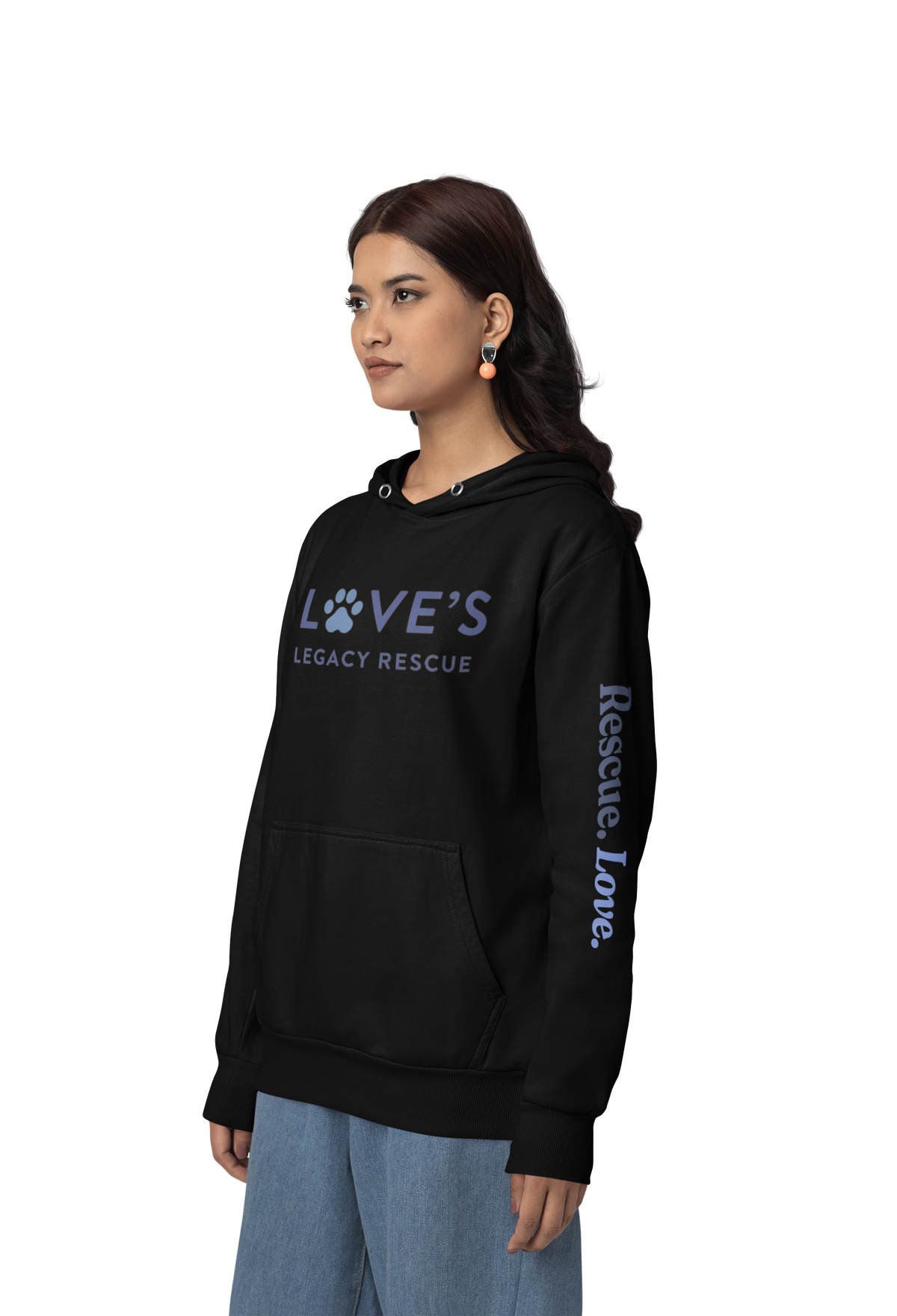 Love's Fleece Pullover Hoodie (Available in several colors) - Ruff Life Rescue Wear