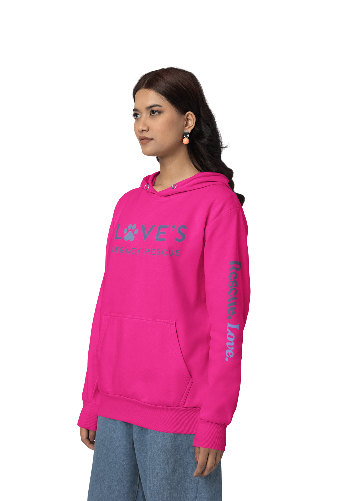 Love's Fleece Pullover Hoodie (Available in several colors) - Ruff Life Rescue Wear