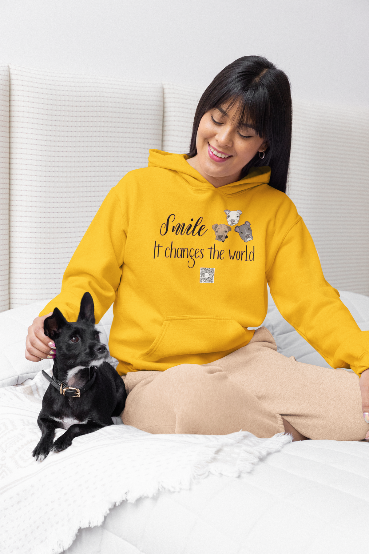 Cleft Pup Brigade Pullover Hoodie Smile (Available in several colors) - Ruff Life Rescue Wear