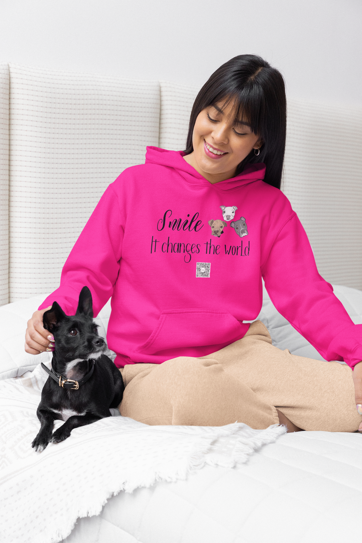 Cleft Pup Brigade Pullover Hoodie Smile (Available in several colors) - Ruff Life Rescue Wear
