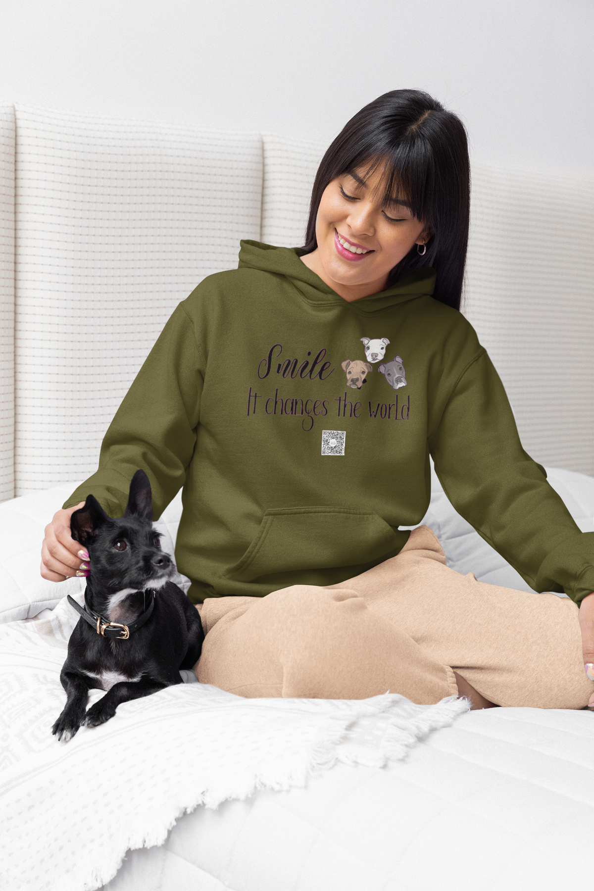 Cleft Pup Brigade Pullover Hoodie Smile (Available in several colors) - Ruff Life Rescue Wear