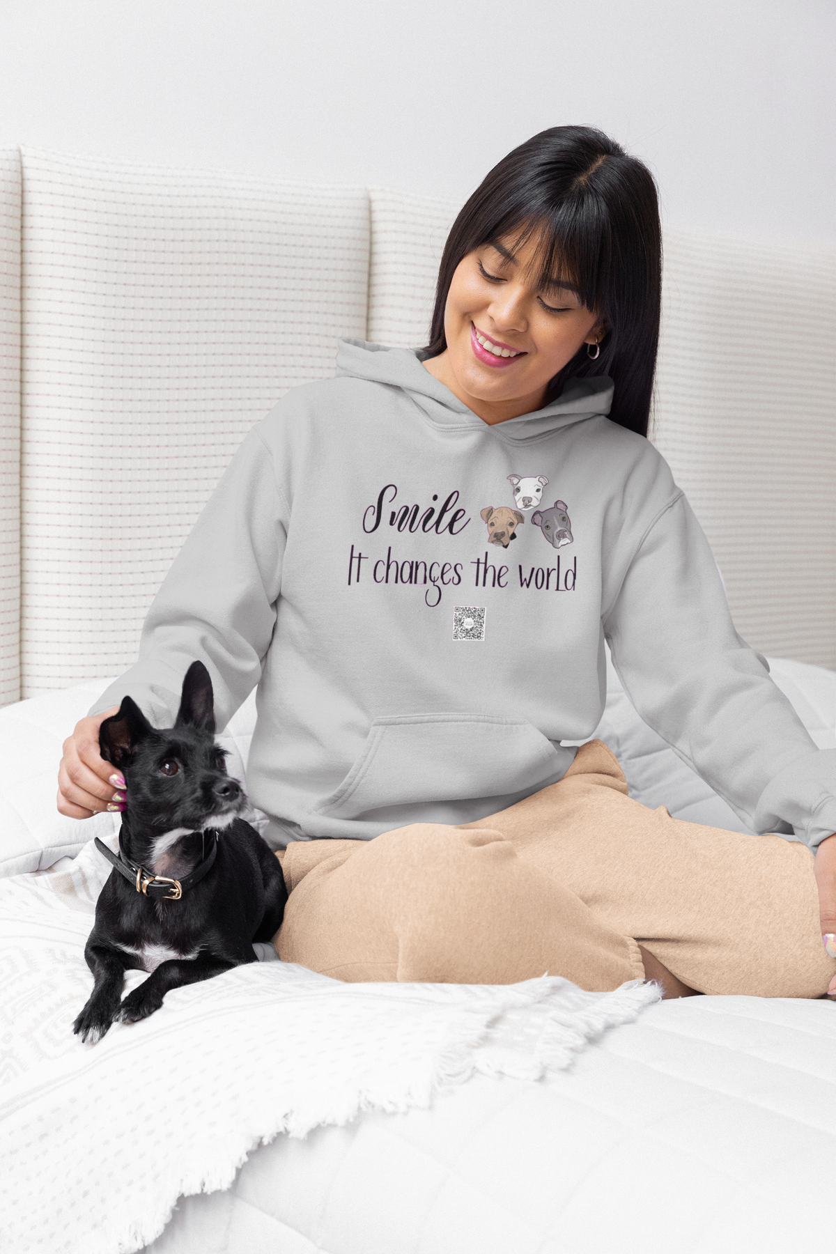 Cleft Pup Brigade Pullover Hoodie Smile (Available in several colors) - Ruff Life Rescue Wear