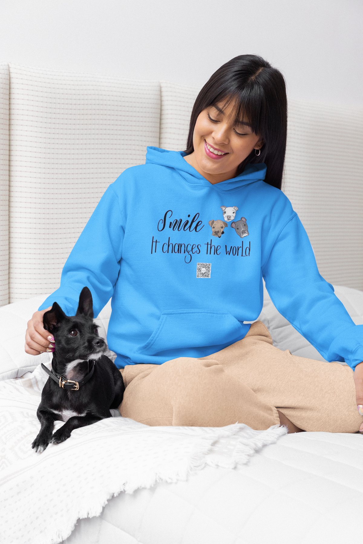 Cleft Pup Brigade Pullover Hoodie Smile (Available in several colors) - Ruff Life Rescue Wear