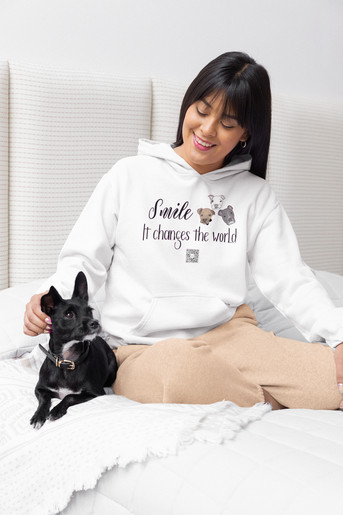 Cleft Pup Brigade Pullover Hoodie Smile (Available in several colors) - Ruff Life Rescue Wear