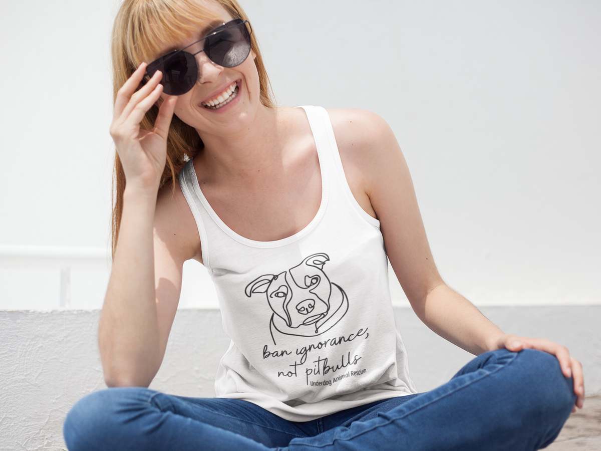 Pitty Racerback Tank (Available in several colors) - Ruff Life Rescue Wear