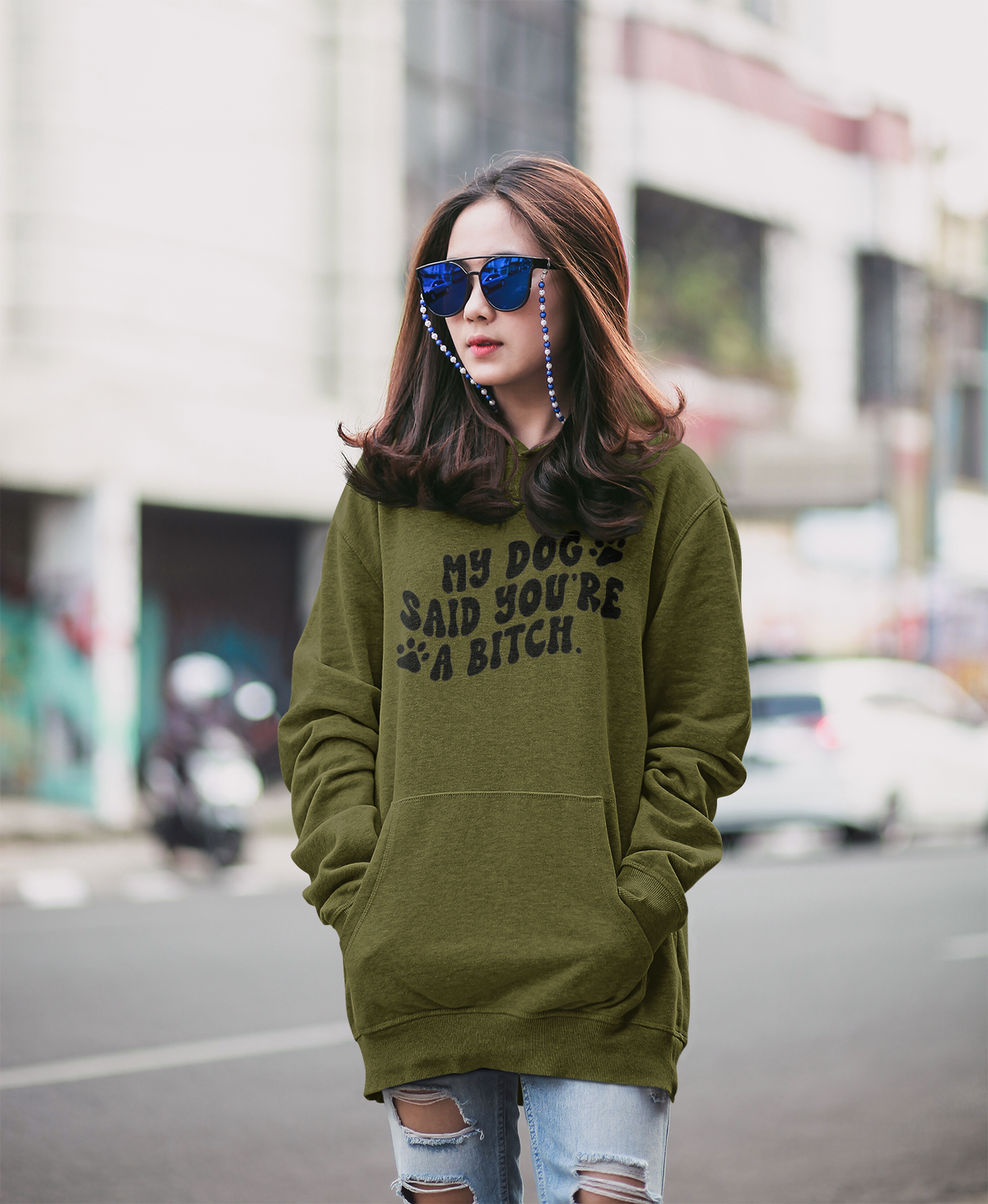 My Dog Said - Super Soft Fleece Hoodie - Ruff Life Rescue Wear