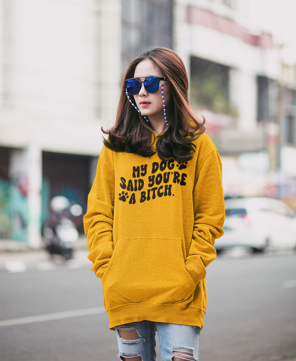 My Dog Said - Super Soft Fleece Hoodie - Ruff Life Rescue Wear