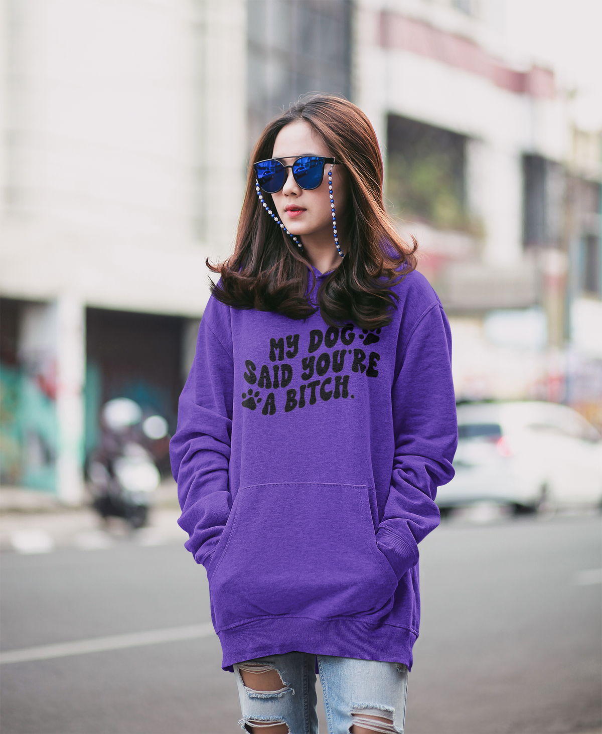 My Dog Said - Super Soft Fleece Hoodie - Ruff Life Rescue Wear