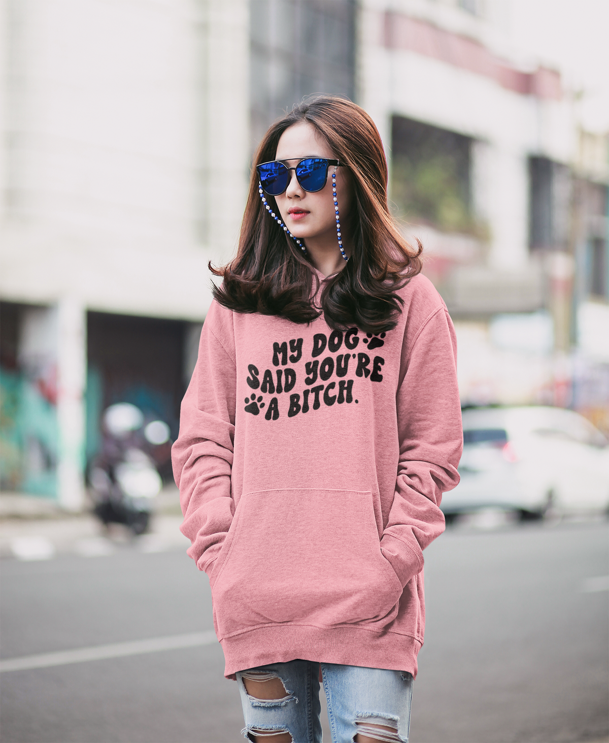 My Dog Said - Super Soft Fleece Hoodie - Ruff Life Rescue Wear