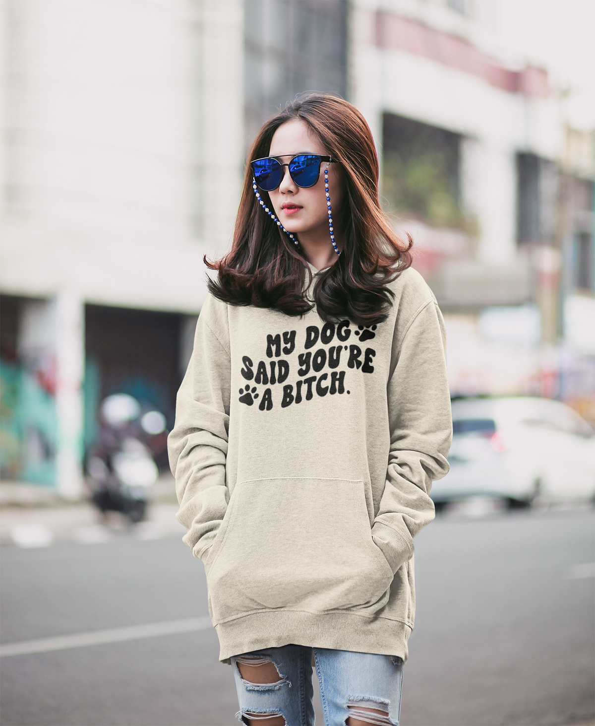 My Dog Said - Super Soft Fleece Hoodie - Ruff Life Rescue Wear
