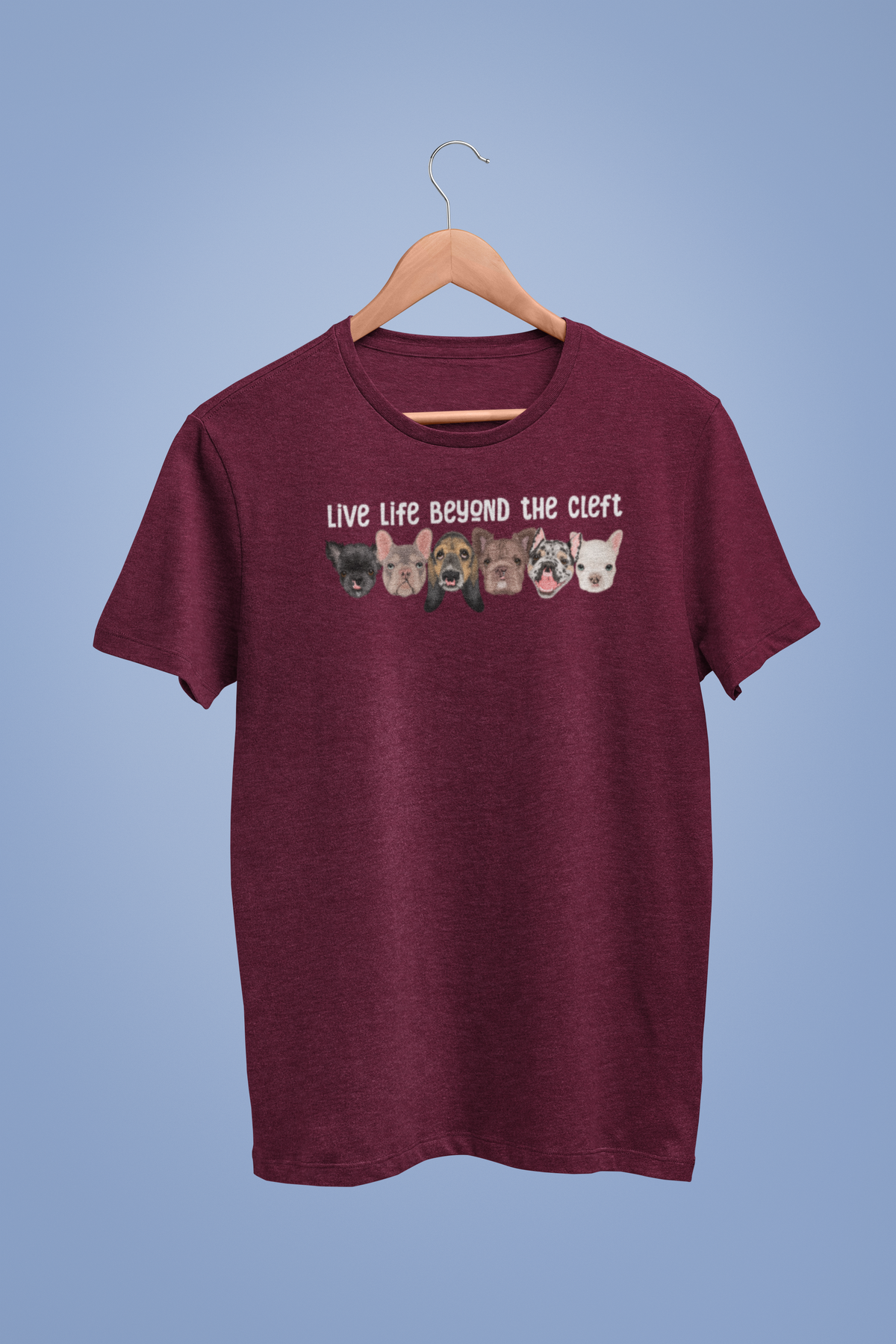 Live Life Beyond the Cleft Super Soft Triblend Tee - Ruff Life Rescue Wear