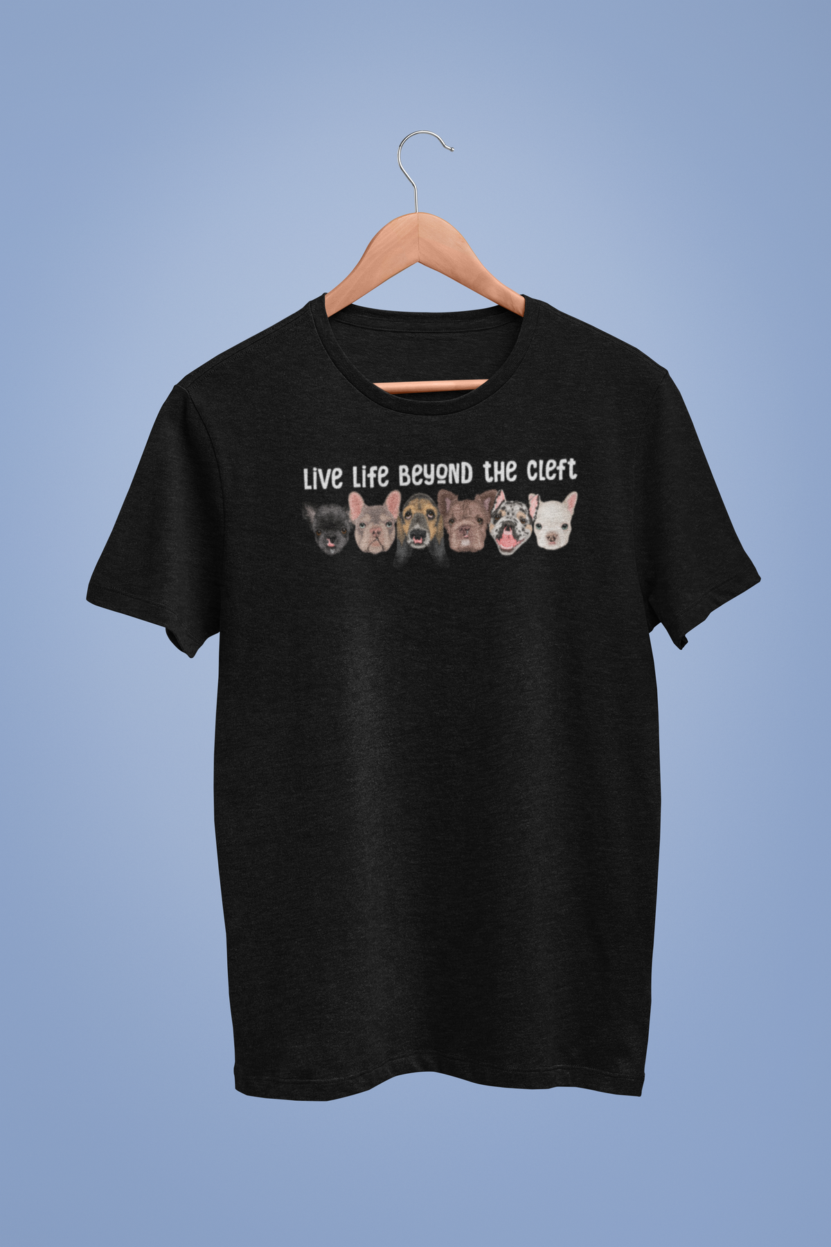 Live Life Beyond the Cleft Super Soft Triblend Tee - Ruff Life Rescue Wear