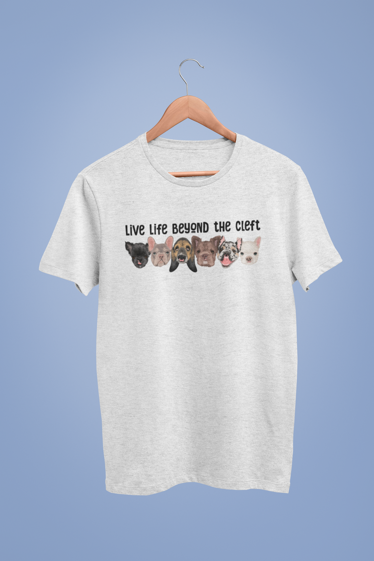 Live Life Beyond the Cleft Super Soft Triblend Tee - Ruff Life Rescue Wear