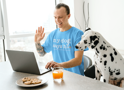 My Dog Says Hi Tee - Ruff Life Rescue Wear