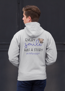 Cleft Pup Brigade Smile Story Zip Up Hoodie (available in several colors)