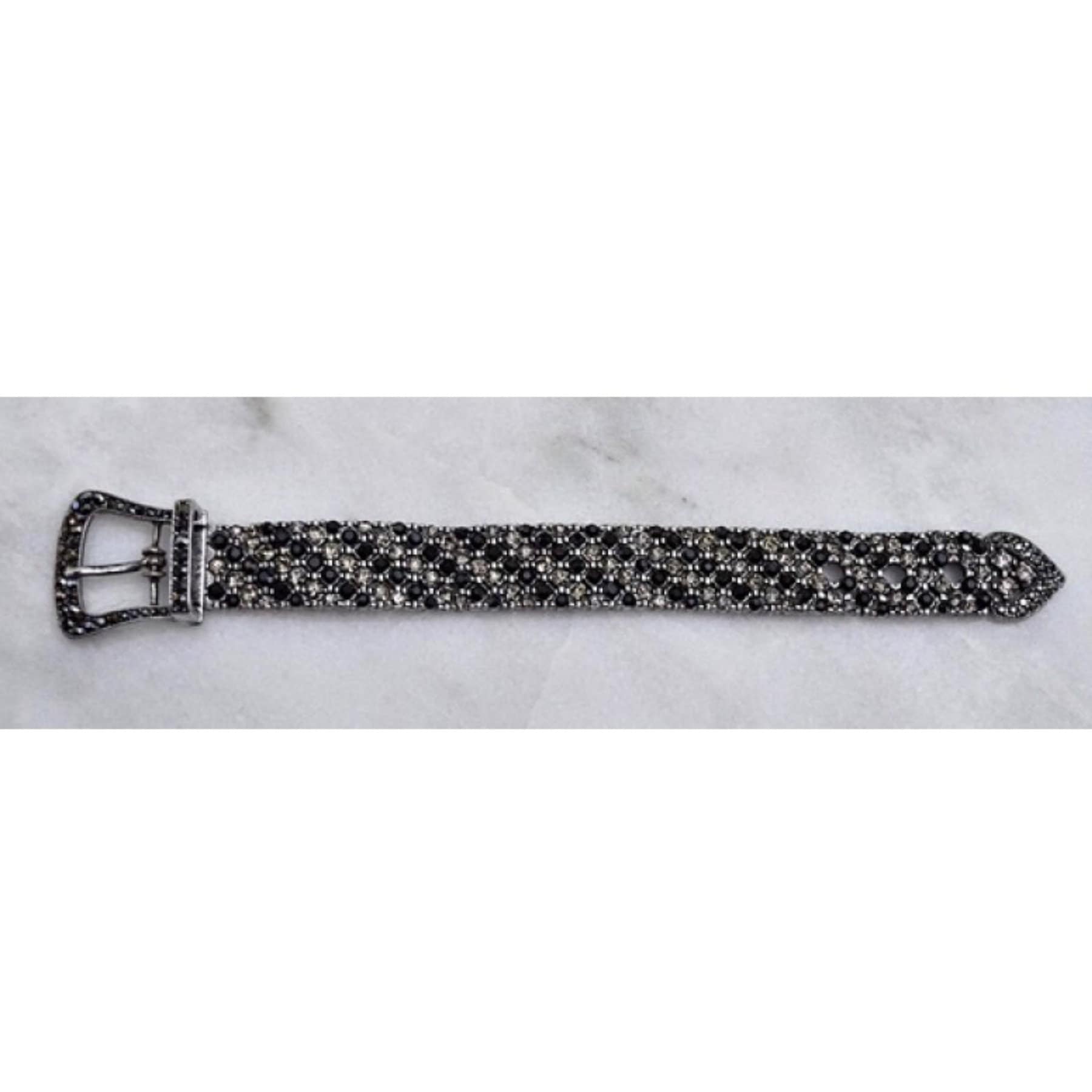 CLOSEOUT LAST CHANCE!!!!   (Very Low Inventory Remaining) Austrian Crystal Belt Buckle Bracelet
