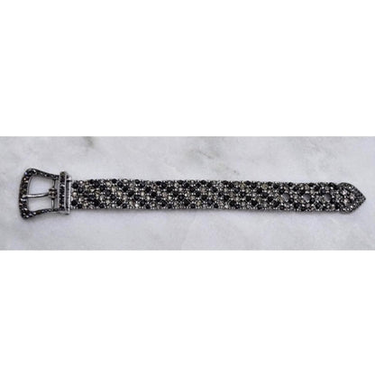 CLOSEOUT LAST CHANCE!!!!   (Very Low Inventory Remaining) Austrian Crystal Belt Buckle Bracelet - Ruff Life Rescue Wear