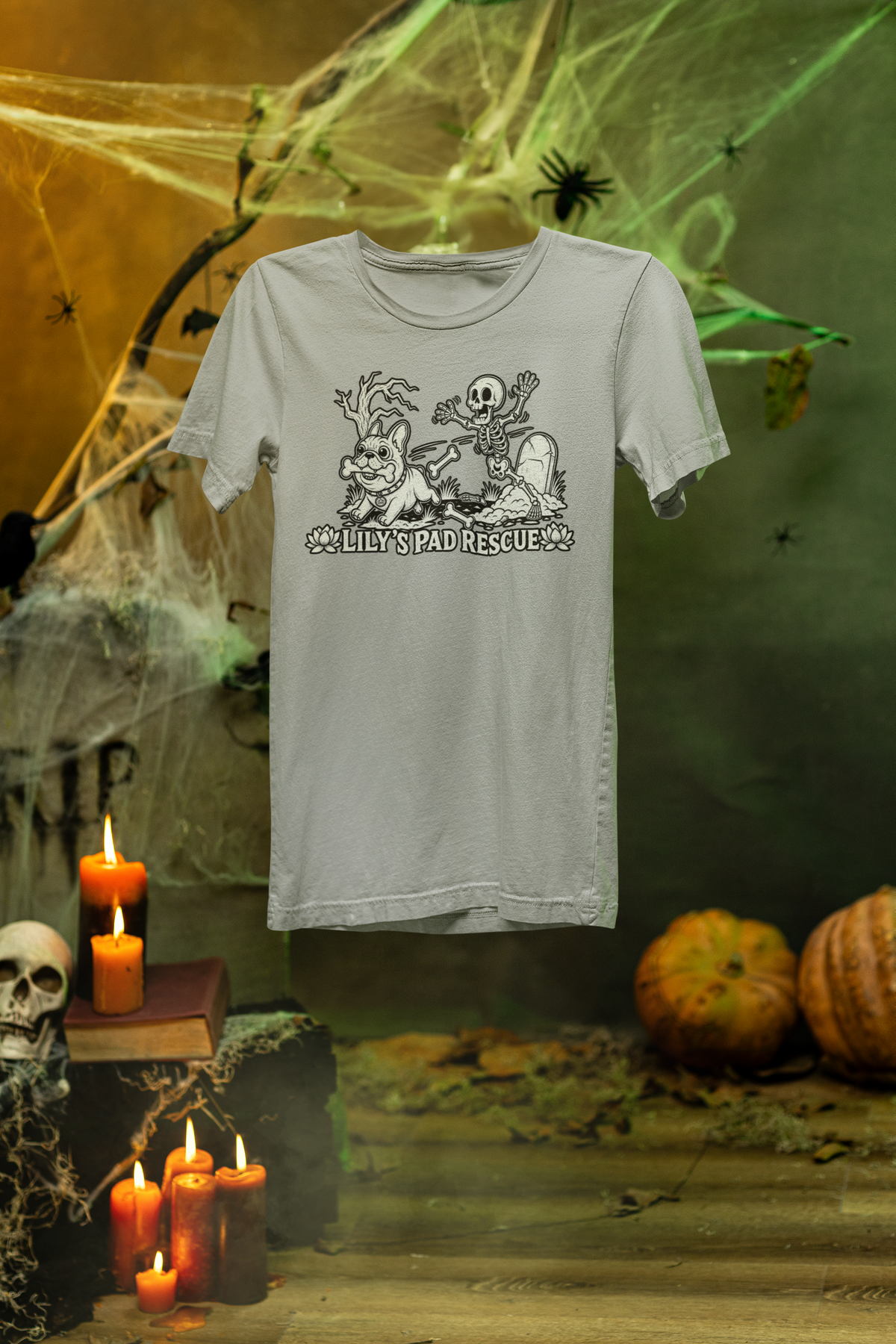 Lilly's Pad Happy Halloween Tee - Ruff Life Rescue Wear