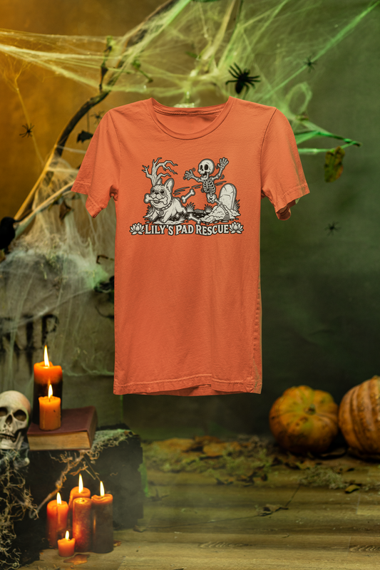 Lilly's Pad Happy Halloween Tee - Ruff Life Rescue Wear