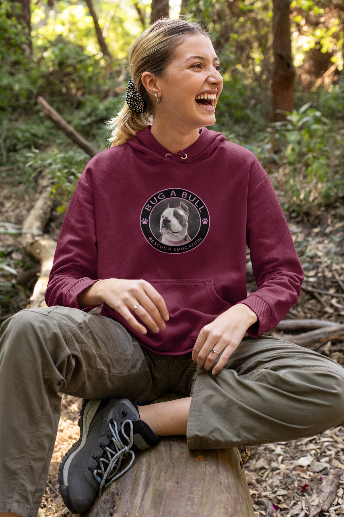 Bug a Bull Rescue - Unisex Pullover Hoodie - Ruff Life Rescue Wear
