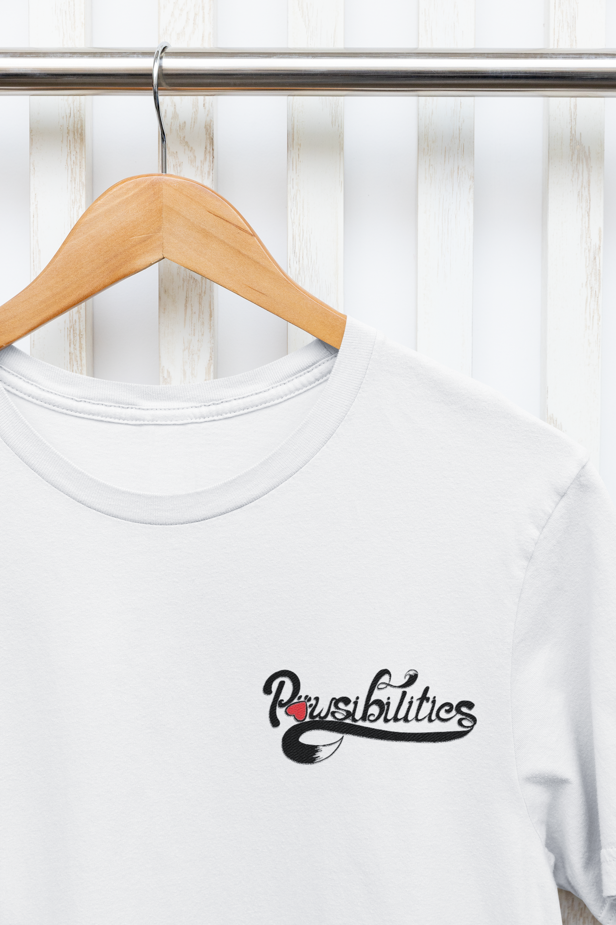 Pawsibilities Small Logo Unisex Tee (available in several colors)