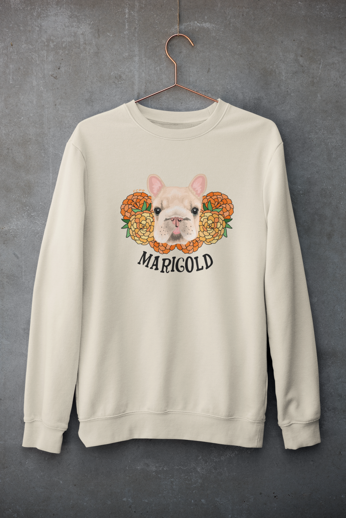 Marigold Crewneck Sweatshirt (Available in many fun colors) - Ruff Life Rescue Wear