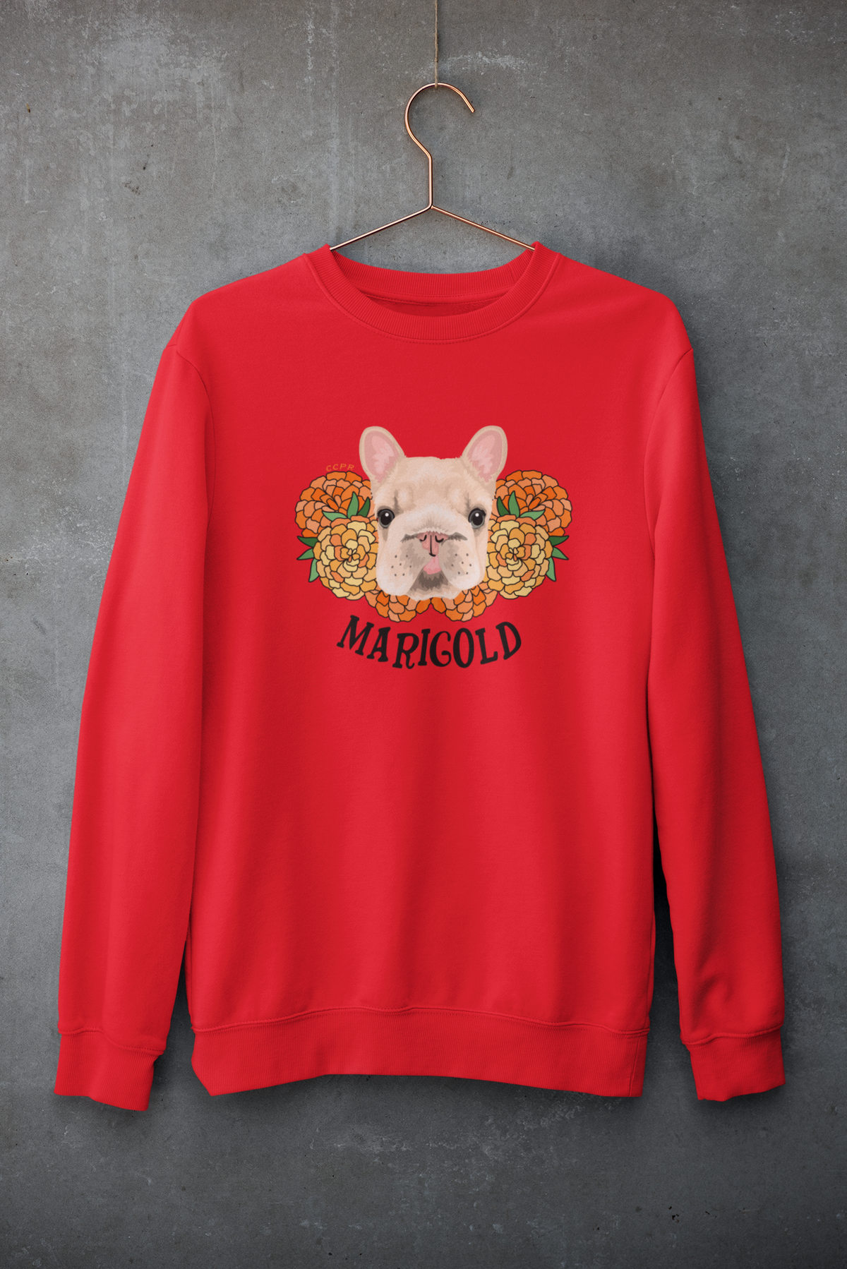 Marigold Crewneck Sweatshirt (Available in many fun colors) - Ruff Life Rescue Wear