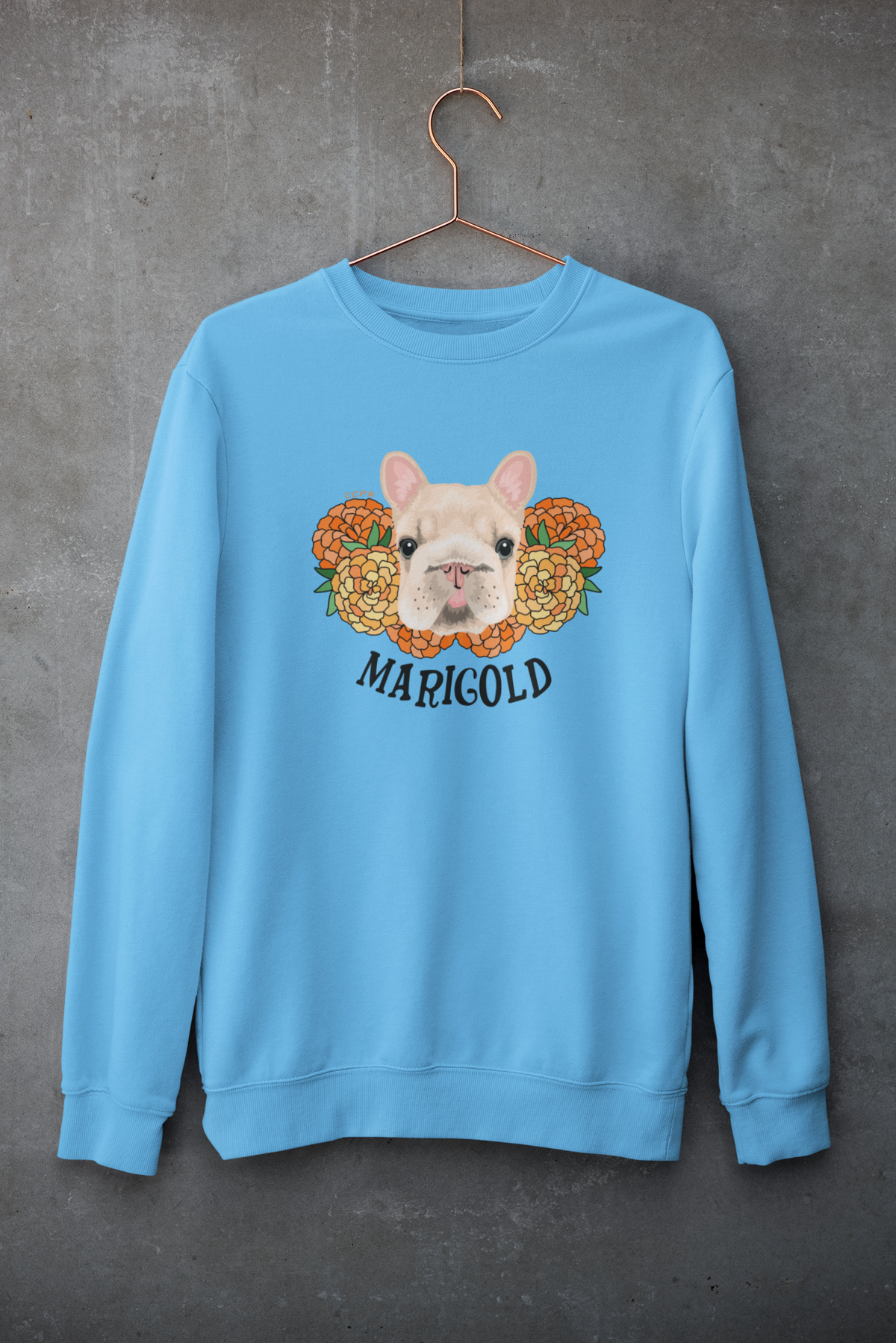 Marigold Crewneck Sweatshirt (Available in many fun colors) - Ruff Life Rescue Wear