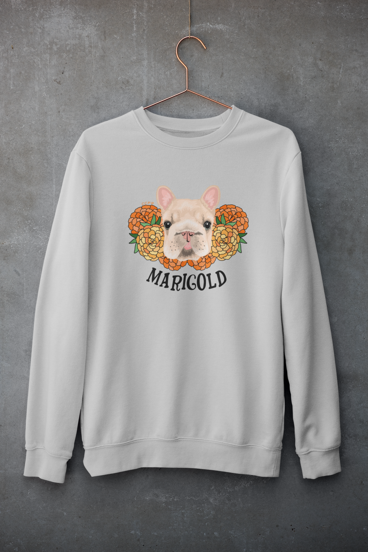 Marigold Crewneck Sweatshirt (Available in many fun colors) - Ruff Life Rescue Wear