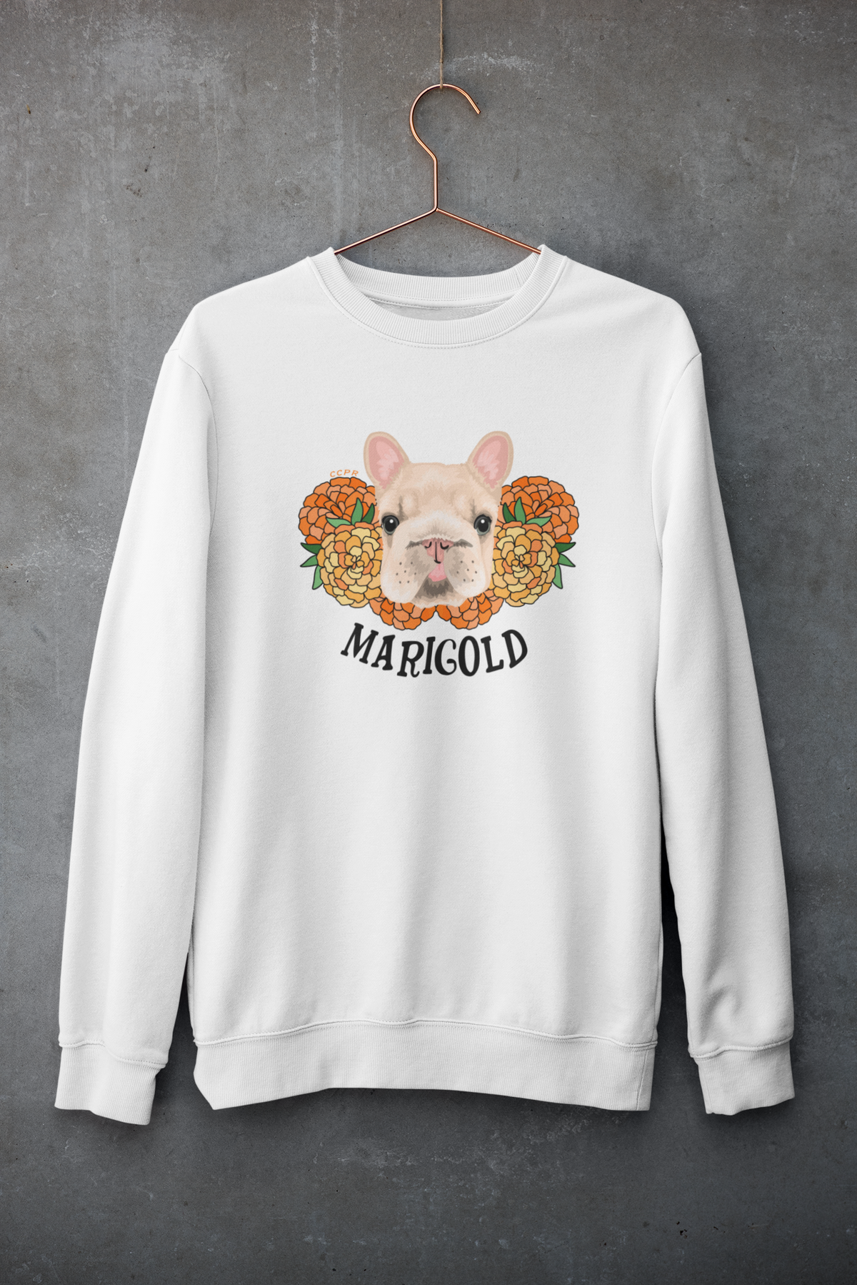 Marigold Crewneck Sweatshirt (Available in many fun colors) - Ruff Life Rescue Wear