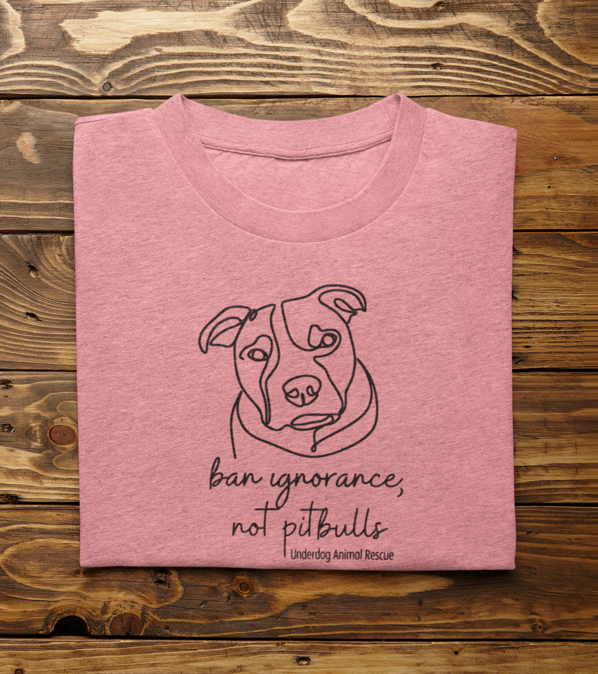 Underdog Pitty TriBlend Tee (available in several colors) - Ruff Life Rescue Wear