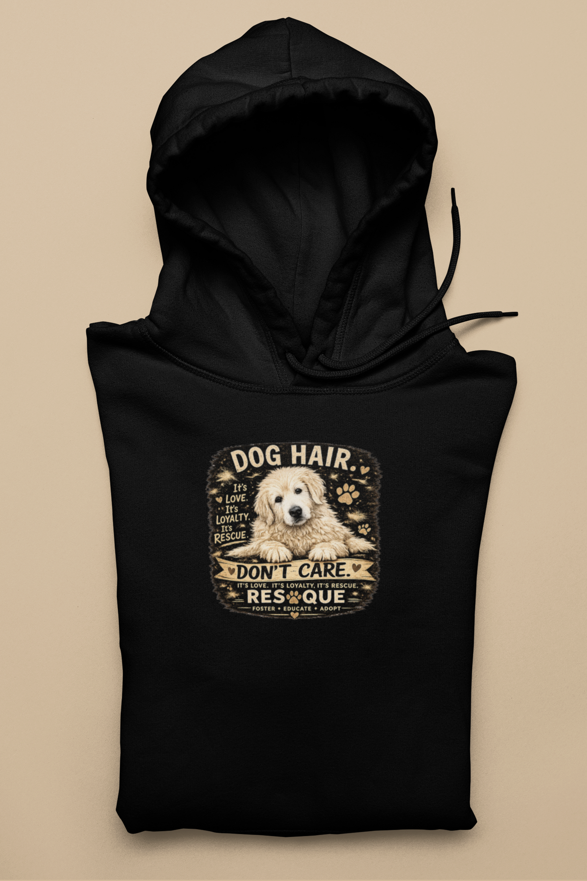 Dog Hair Hoodie - Ruff Life Rescue Wear