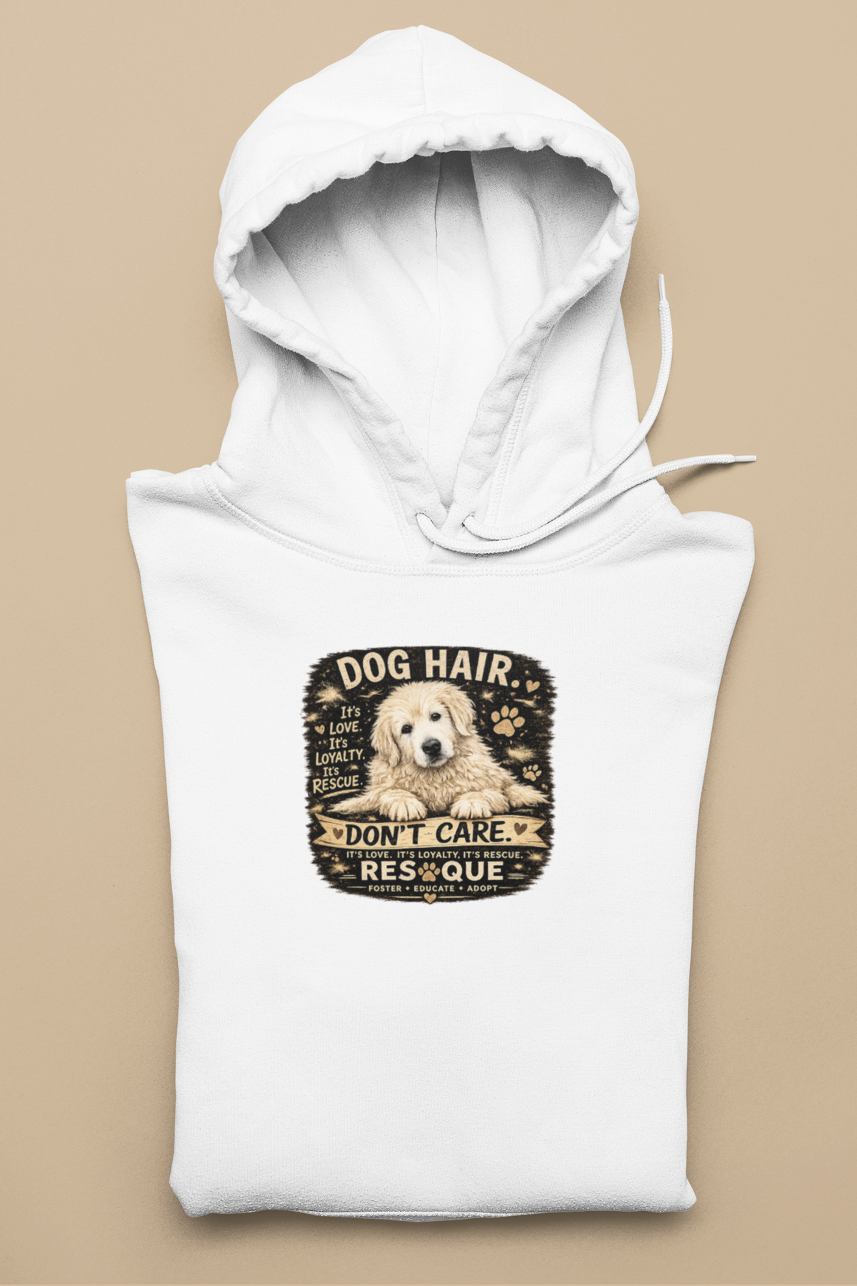 Dog Hair Hoodie - Ruff Life Rescue Wear