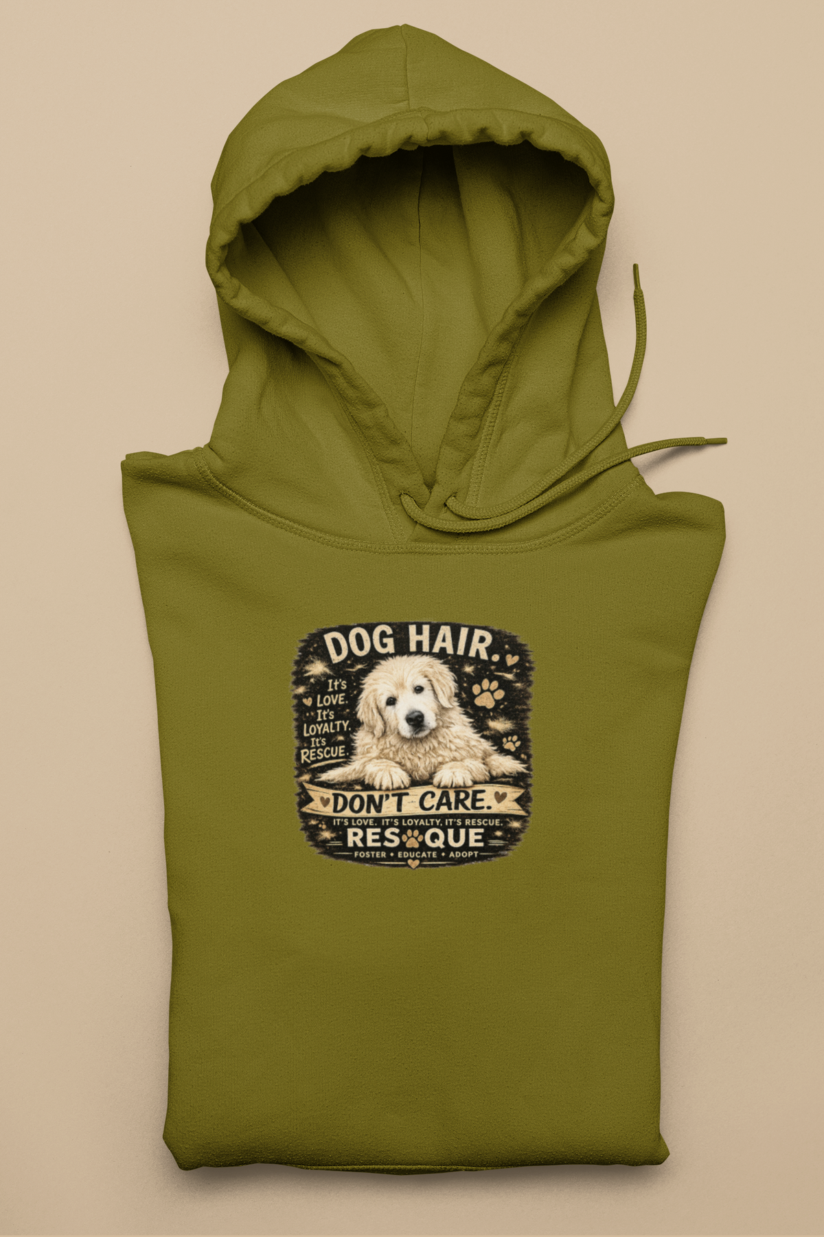Dog Hair Hoodie - Ruff Life Rescue Wear