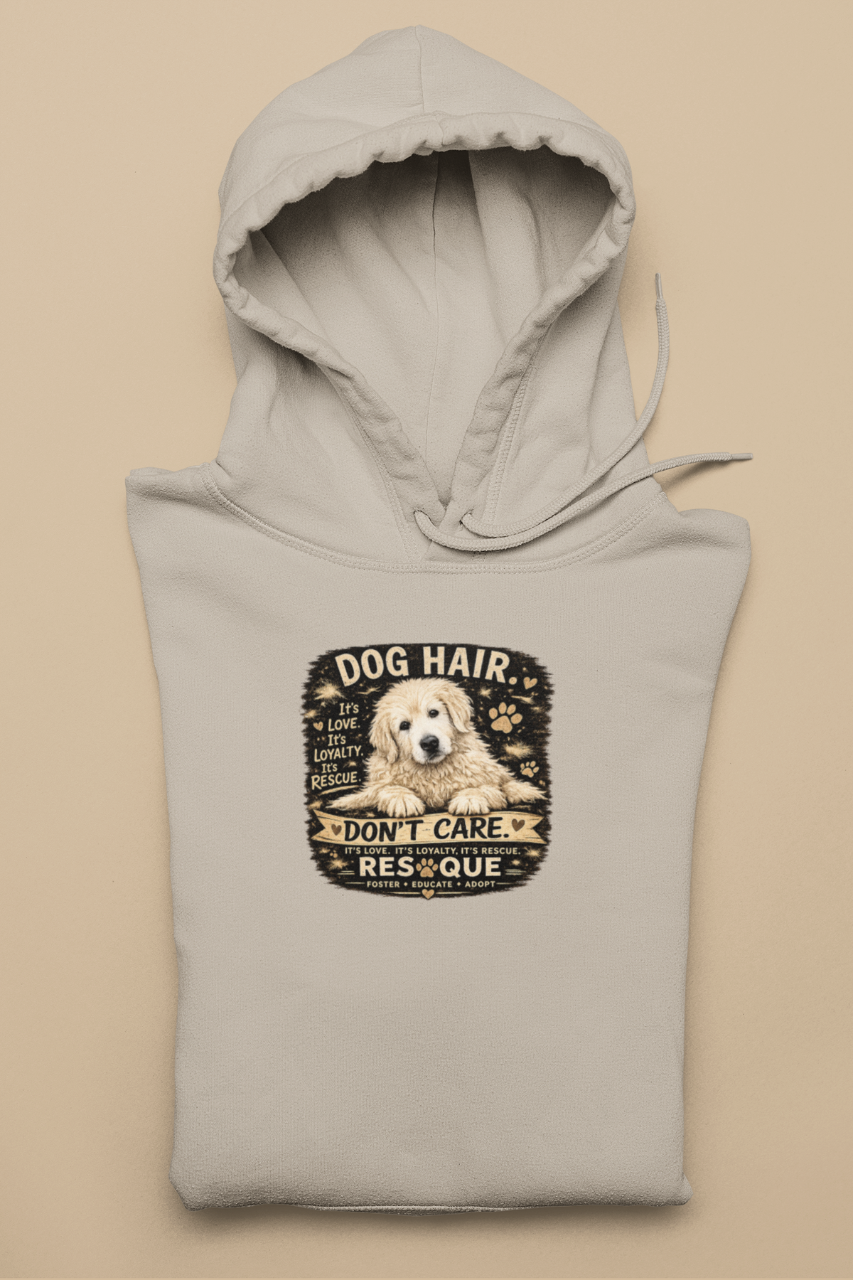 Dog Hair Hoodie - Ruff Life Rescue Wear