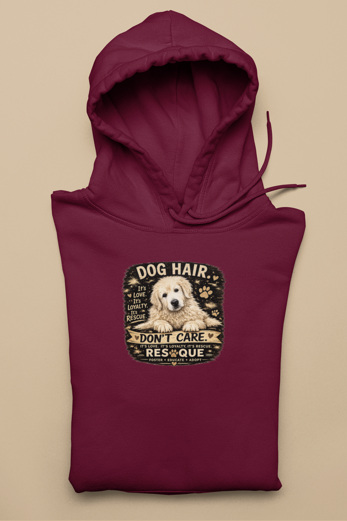 Dog Hair Hoodie - Ruff Life Rescue Wear