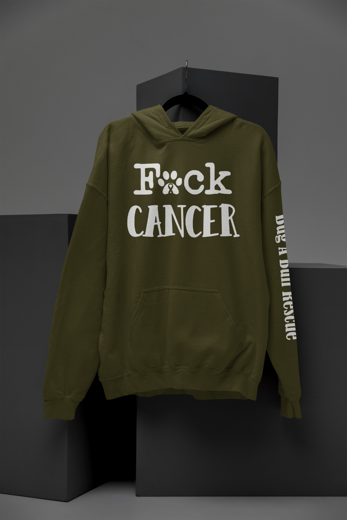 F*ck Cancer Bug a Bull Rescue - Pull Over (See all colors) - Ruff Life Rescue Wear