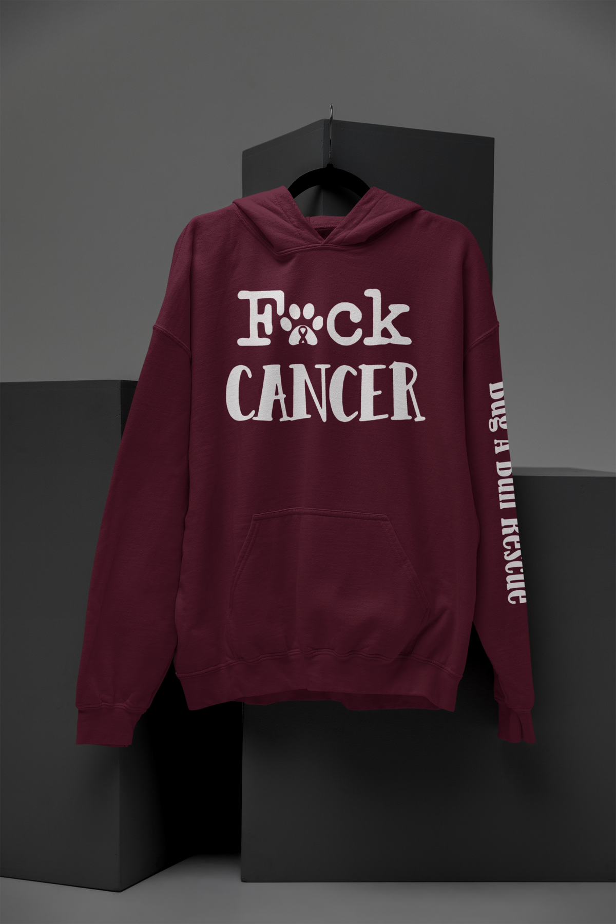 F*ck Cancer Bug a Bull Rescue - Pull Over (See all colors) - Ruff Life Rescue Wear
