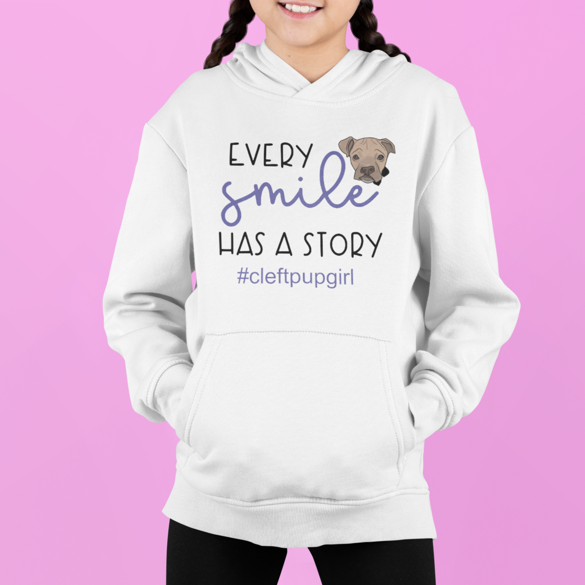 Cleft Pup Brigade Story -Youth Hoodie (available in several colors)