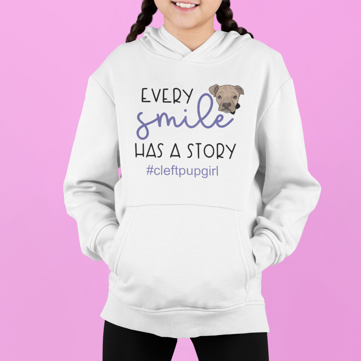 Cleft Pup Brigade Story -Youth Hoodie (available in several colors)